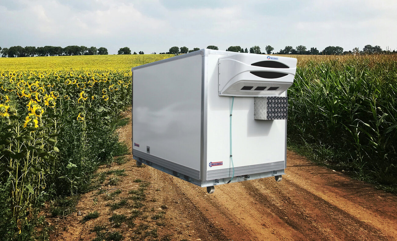 Modern cold storage trailers by Freeze Boxes
